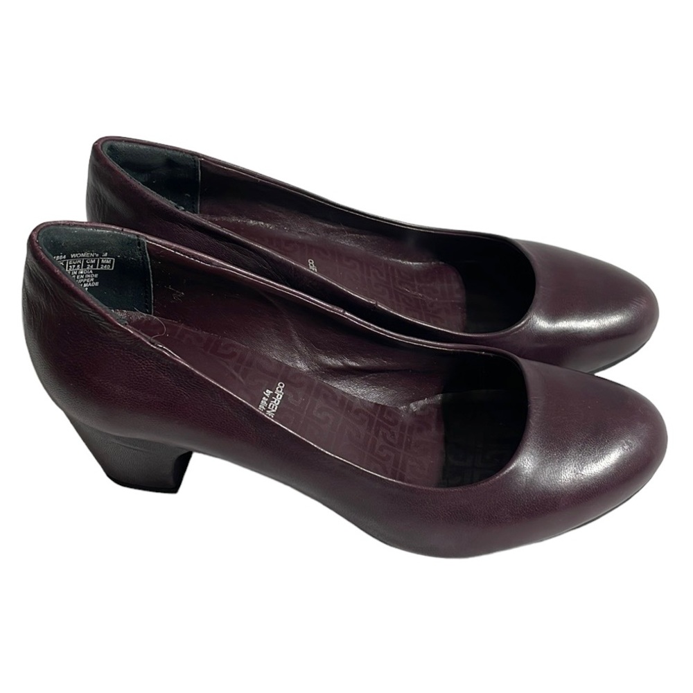 Rockport Plum Purple Closed Toe Heels Size 7